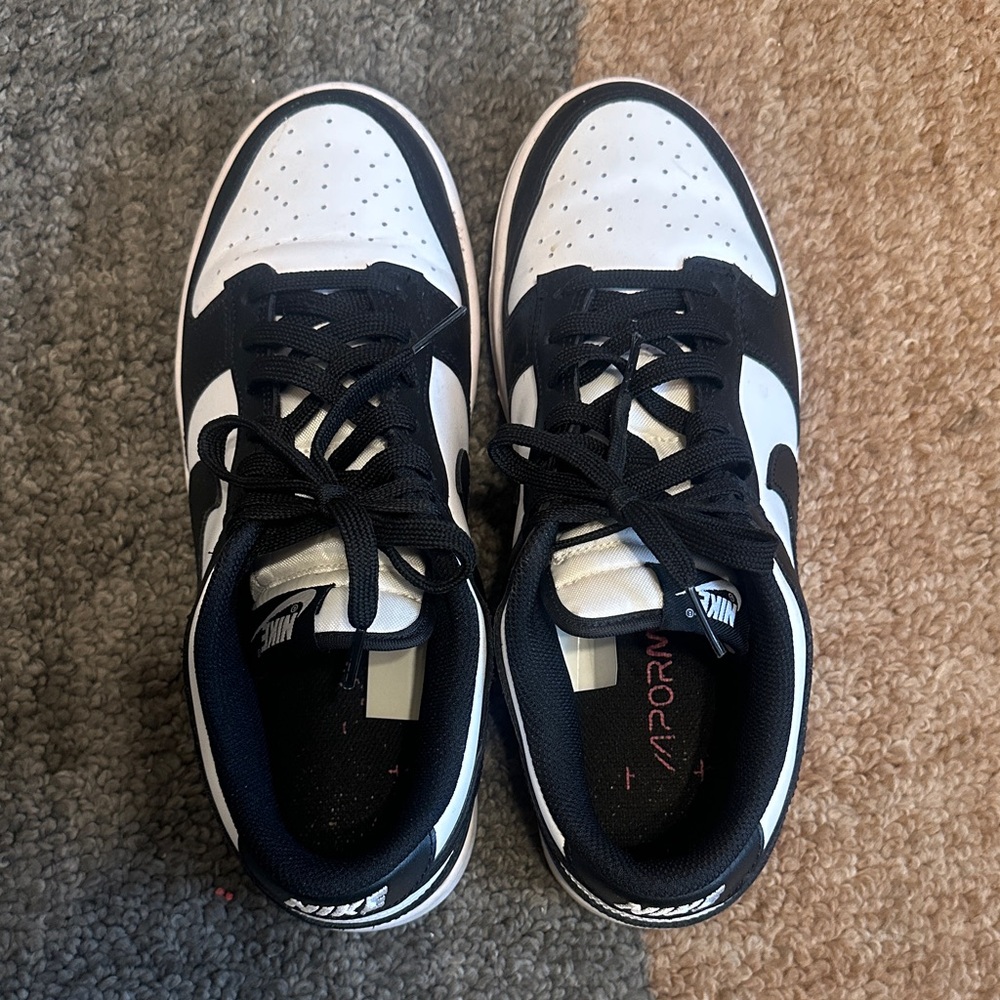 Women’s Nike Panda Dunks Black and White Sneakers